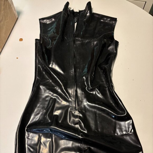 Latex Dress "Galaxy' - Picture 2 of 10